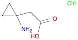 2-(1-Aminocyclopropyl)acetic acid hydrochloride