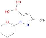 [3-methyl-1-(oxan-2-yl)-1H-pyrazol-5-yl]boronic acid