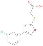2-{[3-(3-chlorophenyl)-1,2,4-oxadiazol-5-yl]sulfanyl}acetic acid