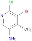 5-Bromo-6-chloro-4-methylpyridin-3-amine