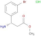 methyl (3S)-3-amino-3-(3-bromophenyl)propanoate hydrochloride