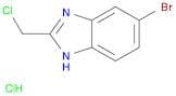5-Bromo-2-(chloromethyl)-1H-1,3-benzodiazole hydrochloride