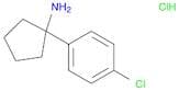 1-(4-chlorophenyl)cyclopentan-1-amine hydrochloride