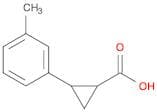 2-(3-methylphenyl)cyclopropane-1-carboxylic acid