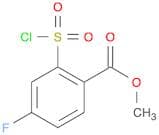 Methyl 2-(chlorosulfonyl)-4-fluorobenzoate