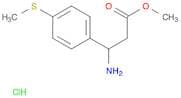 Methyl 3-amino-3-[4-(methylsulfanyl)phenyl]propanoate hydrochloride