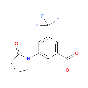 3-(2-Oxopyrrolidin-1-yl)-5-(trifluoromethyl)benzoic acid