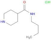N-butylpiperidine-4-carboxamide, HCl