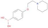 {4-[2-(piperidin-1-yl)ethoxy]phenyl}boronic acid