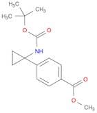 Methyl 4-(1-{[(tert-butoxy)carbonyl]amino}cyclopropyl)benzoate