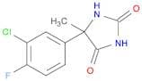 5-(3-Chloro-4-fluorophenyl)-5-methylimidazolidine-2,4-dione