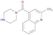 2-METHYL-4-(PIPERAZINE-1-CARBONYL)QUINOLINE