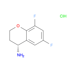 (4R)-6,8-difluoro-3,4-dihydro-2H-1-benzopyran-4-amine hydrochloride