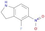 4-Fluoro-5-nitro-2,3-dihydro-1H-indole