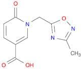 1,6-Dihydro-1-[(3-methyl-1,2,4-oxadiazol-5-yl)methyl]-6-oxo-3-pyridinecarboxylic acid