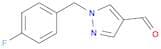 1-[(4-FLUOROPHENYL)METHYL]-1H-PYRAZOLE-4-CARBALDEHYDE