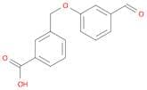3-[(3-formylphenoxy)methyl]benzoic acid