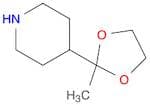 4-(2-Methyl-1,3-dioxolan-2-yl)piperidine
