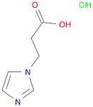 1H-Imidazole-1-propanoic acid, monohydrochloride