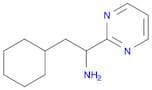 2-Cyclohexyl-1-(pyrimidin-2-yl)ethan-1-amine