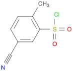 5-cyano-2-methylbenzene-1-sulfonyl chloride