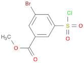 Methyl 3-bromo-5-(chlorosulfonyl)benzoate