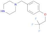 1-{[4-(2,2,2-trifluoroethoxy)phenyl]methyl}piperazine
