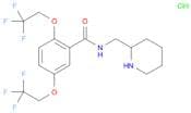 N-[(piperidin-2-yl)methyl]-2,5-bis(2,2,2-trifluoroethoxy)benzamide hydrochloride