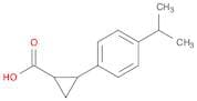 2-[4-(propan-2-yl)phenyl]cyclopropane-1-carboxylic acid