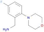 [5-fluoro-2-(morpholin-4-yl)phenyl]methanamine