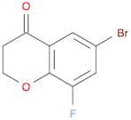 6-bromo-8-fluoro-3,4-dihydro-2H-1-benzopyran-4-one