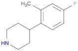 4-(4-Fluoro-2-methylphenyl)piperidine