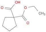 1-(ethoxycarbonyl)cyclopentane-1-carboxylic acid