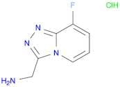 {8-fluoro-[1,2,4]triazolo[4,3-a]pyridin-3-yl}methanamine hydrochloride