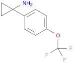1-[4-(Trifluoromethoxy)phenyl]cyclopropan-1-amine