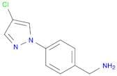 [4-(4-chloro-1H-pyrazol-1-yl)phenyl]methanamine