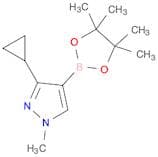 3-Cyclopropyl-1-methyl-4-(4,4,5,5-tetramethyl-1,3,2-dioxaborolan-2-yl)-1H-pyrazole