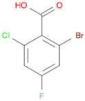 2-Bromo-6-chloro-4-fluorobenzoic acid