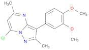 7-Chloro-3-(3,4-dimethoxyphenyl)-2,5-dimethylpyrazolo[1,5-a]pyrimidine