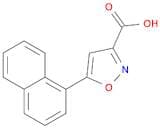 5-(1-Naphthyl)isoxazole-3-carboxylic acid