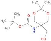tert-butyl N-[5-(hydroxymethyl)-2,2-dimethyl-1,3-dioxan-5-yl]carbamate