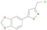 5-(1,3-Benzodioxol-5-yl)-3-(chloromethyl)isoxazole