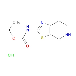 ETHYL 4,5,6,7-TETRAHYDRO[1,3]THIAZOLO[5,4-C]PYRIDIN-2-YLCARBAMATE HYDROCH+