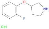 3-(2-fluorophenoxy)pyrrolidine hydrochloride