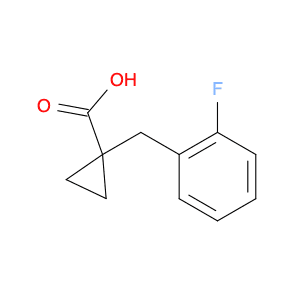 1-[(2-fluorophenyl)methyl]cyclopropane-1-carboxylic acid