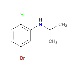 5-Bromo-2-chloro-n-(propan-2-yl)aniline