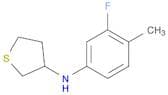 N-(3-FLUORO-4-METHYLPHENYL)THIOLAN-3-AMINE