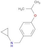 N-([4-(Propan-2-yloxy)phenyl]methyl)cyclopropanamine