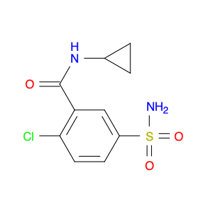 2-Chloro-N-cyclopropyl-5-sulfamoylbenzamide