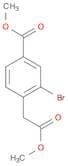 Methyl 3-bromo-4-(2-methoxy-2-oxoethyl)benzoate